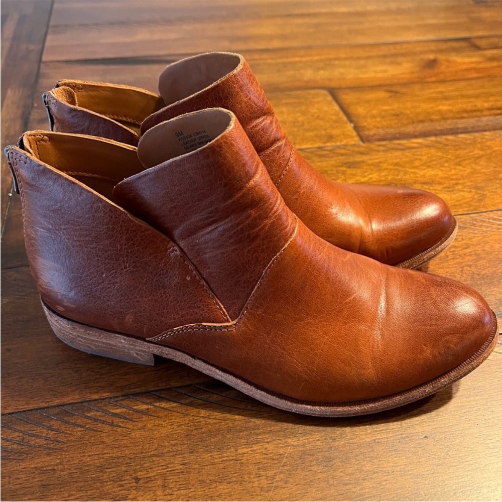 Kork Ease Ryder Leather Boots Rum Brown- Size 9- GUC